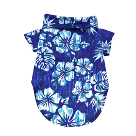 Hawaiian Camp Shirt (Color: Vintage Hibiscus, size: 2X-Large)